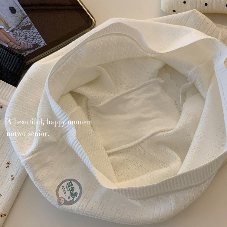 Női pamut boxer brief antibakteriális és átlátszóság elleni védelemmel, középmagas derék, pamut ágyékbélés