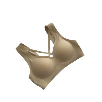 Безшевен бюстгальтер push-up, чашка 3/4, фиксирани двойни презрамки, задно закопчаване с три реда куки