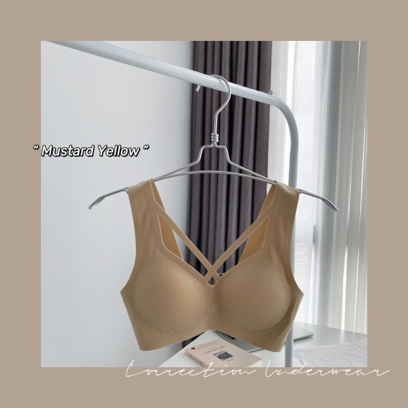 Безшевен бюстгальтер push-up, чашка 3/4, фиксирани двойни презрамки, задно закопчаване с три реда куки