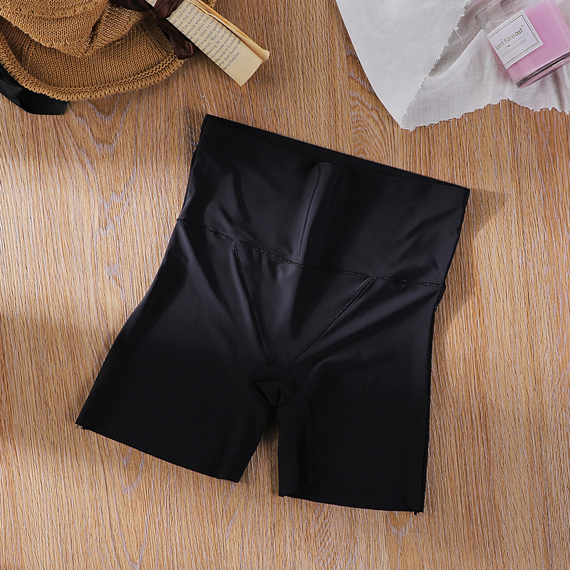 Női magas derekú ice-silk kötött nadrág, gyorsan szárad, 50% nylon, belső ice-silk bélés