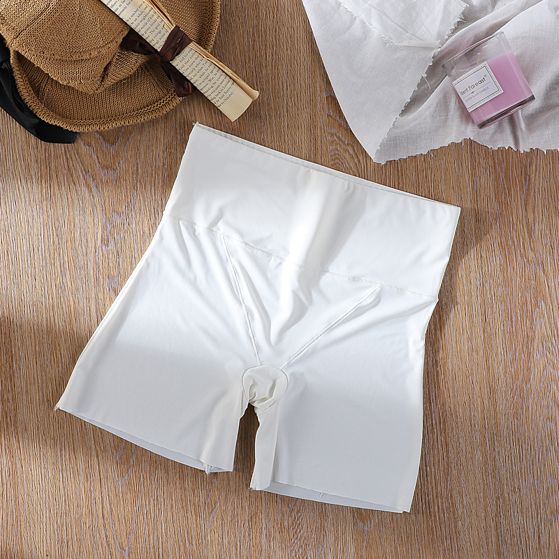 Női magas derekú ice-silk kötött nadrág, gyorsan szárad, 50% nylon, belső ice-silk bélés