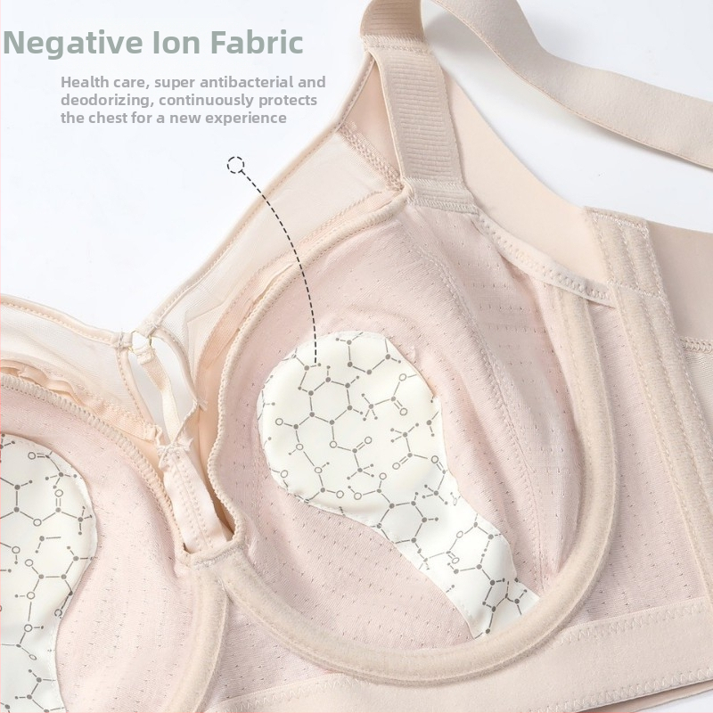 Plus-suuruses satiinist rinnahoidja täis katvusega, push-up efekt, reguleeritavad õlarihmad ja viie reali tagaklõpsud