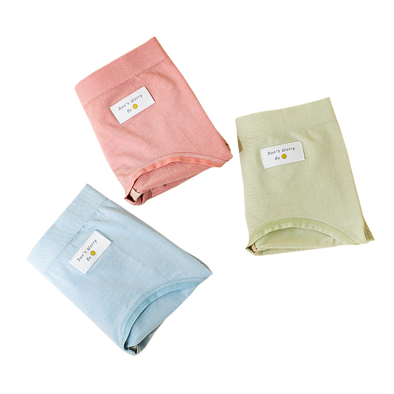 Női varrás nélküli antibakteriális fehérnemű vízálló réteggel, modal szövet, jacquard szövés, középmagas derék