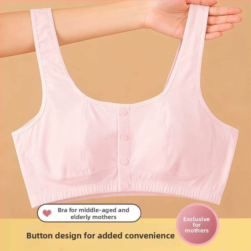 Vest stiliaus liemenėlė – Lycra medžiaga, priekinis užsegimas, pilnas puodelis, be vielos, švelnus ir odai draugiškas