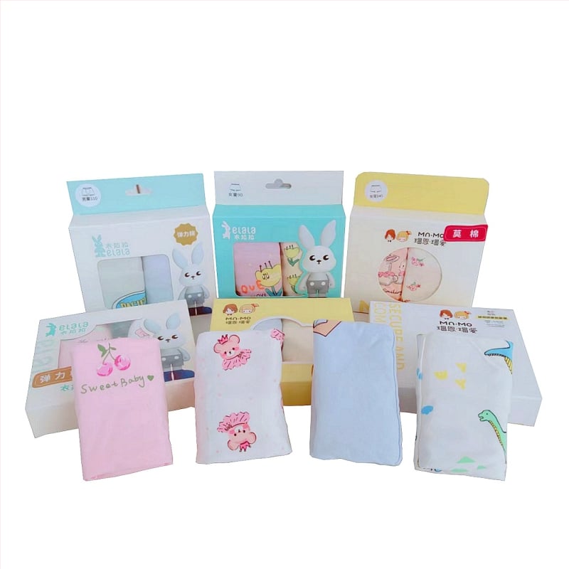 Laste unisex puuvillasegu bokserid (2 tk) – 95% puuvill, 3–8 aastat, bränd Lala-clad love