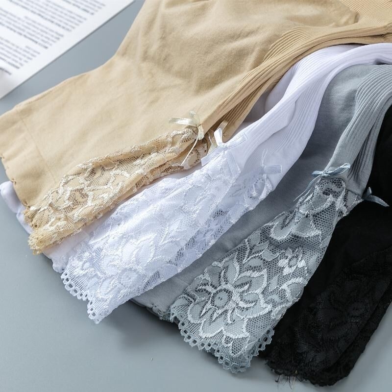 Ženske čipkaste sigurnosne šorceve za ljeto, tanke, plus-size, prozračne bokserice