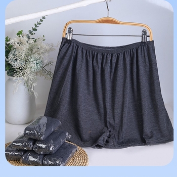 Μονόχρωμα βαμβακερά μποξέρ μίας χρήσης, διαπνοή και χωρίς ίχνη; με μέση ύψος, πλεκτό ύφασμα, επένδυση στο καβάλο από πλεκτό ύφασμα