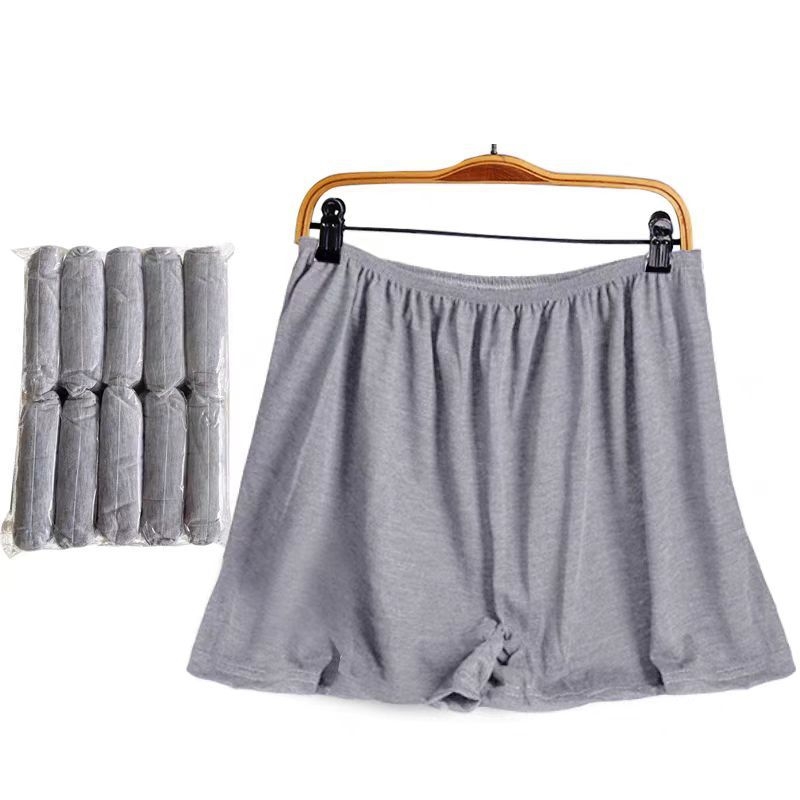 Μονόχρωμα βαμβακερά μποξέρ μίας χρήσης, διαπνοή και χωρίς ίχνη; με μέση ύψος, πλεκτό ύφασμα, επένδυση στο καβάλο από πλεκτό ύφασμα