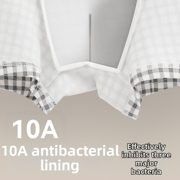 Bandung férfi pamut kockás boxeralsó, középmagas derekú, légáteresztő, rugalmas, kényelmes