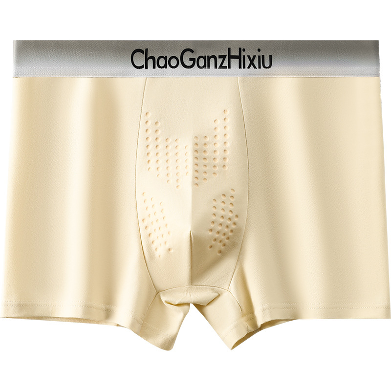 Férfi boxer brief, antibakteriális, lélegző pamutból (90–95%), középmagas derekú, kényelmes viselet.