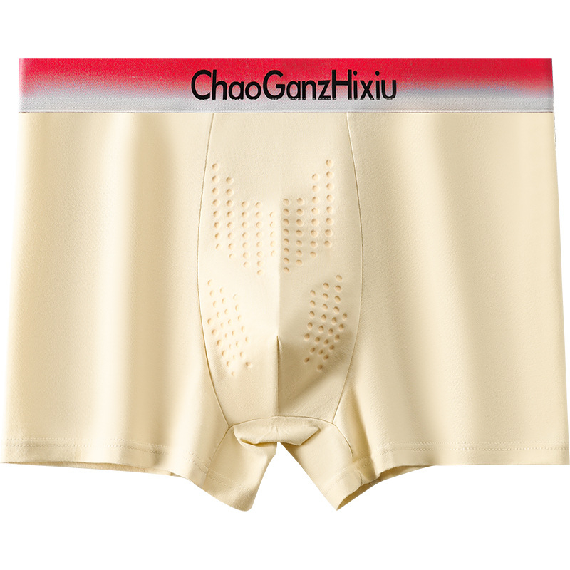 Férfi boxer brief, antibakteriális, lélegző pamutból (90–95%), középmagas derekú, kényelmes viselet.