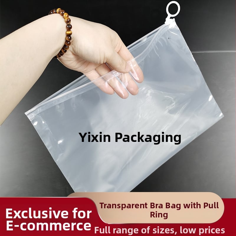 Apatiniams drabužiams skirtas įpakavimo maišelis, PE+CPE medžiaga, pardavimo įpakavimas, logotipo spauda