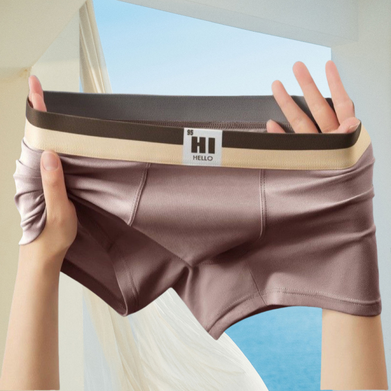 Ανδρικά μποξέρ με μεσαία μέση, διαπερατά και γρήγορο στέγνωμα, ύφανση Lycra-Spandex, μονόχρωμο σχέδιο, επένδυση καβάλου 90–95% πολυεστέρα