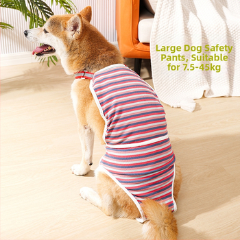 Fiziologinės šunų kelnaitės patelėms Labradorams – medvilnė, apsauga per karščio laikotarpį