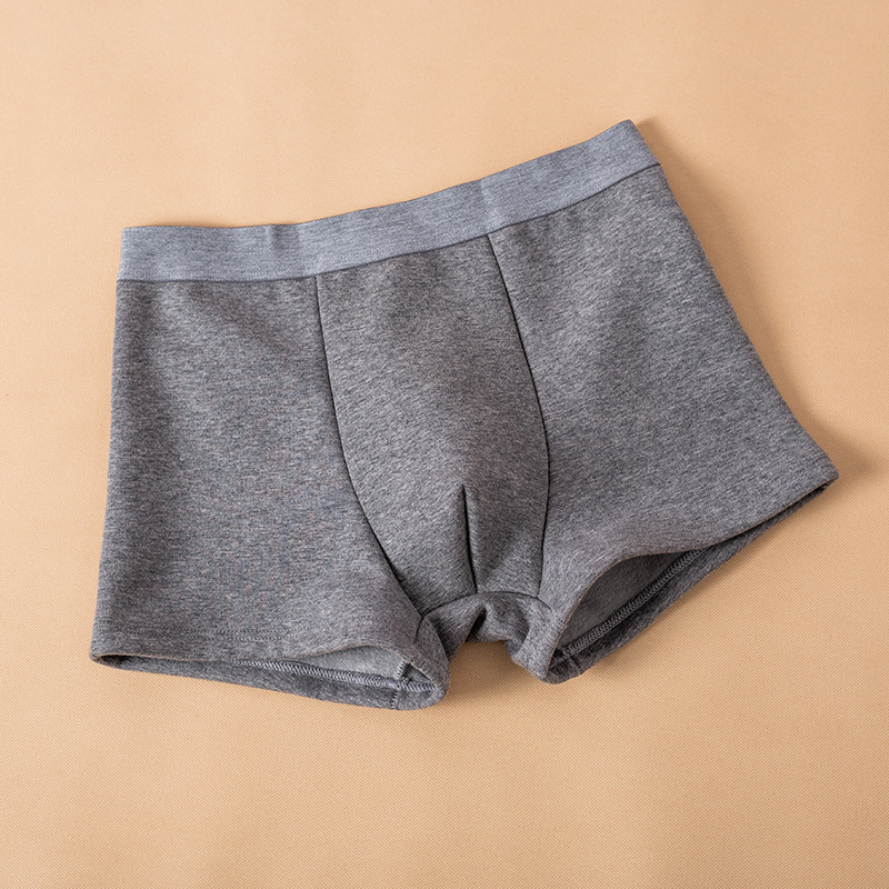 Ανδρικά θερμοεσώρουχα με φλίς επένδυση, boxer briefs με μέση, βαμβάκι 50–70% κύριο ύφασμα, επένδυση καβάλου πολυεστέρας, Χειμώνας/Φθινόπωρο