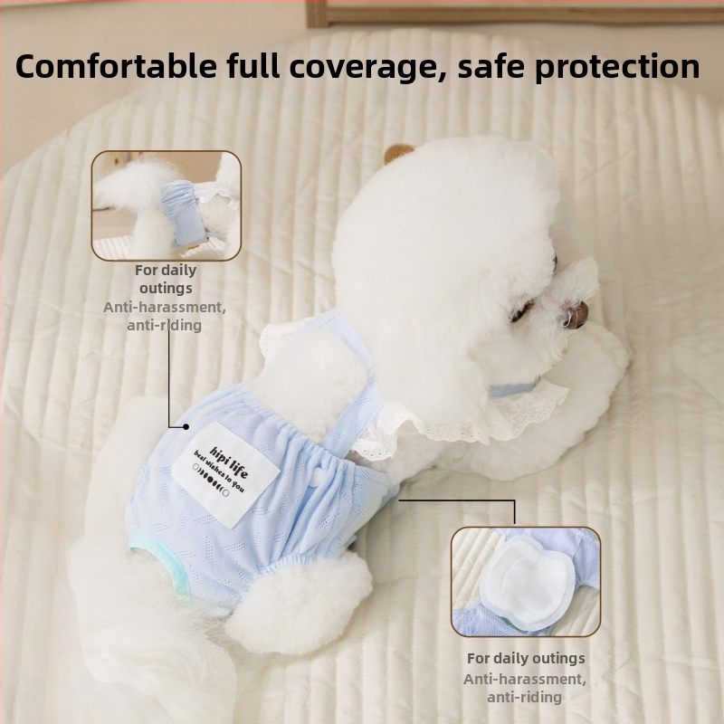 Medvilniniai mėnesinių kelnaitės šunims — laisvalaikio stilius, Hippie dog ženklas