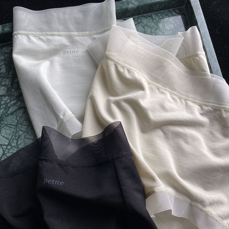 Xiaolan Skirt ženske gaćice od modalne čipke, srednji pojas, prozračne, bešavne, 80 komada, model A001