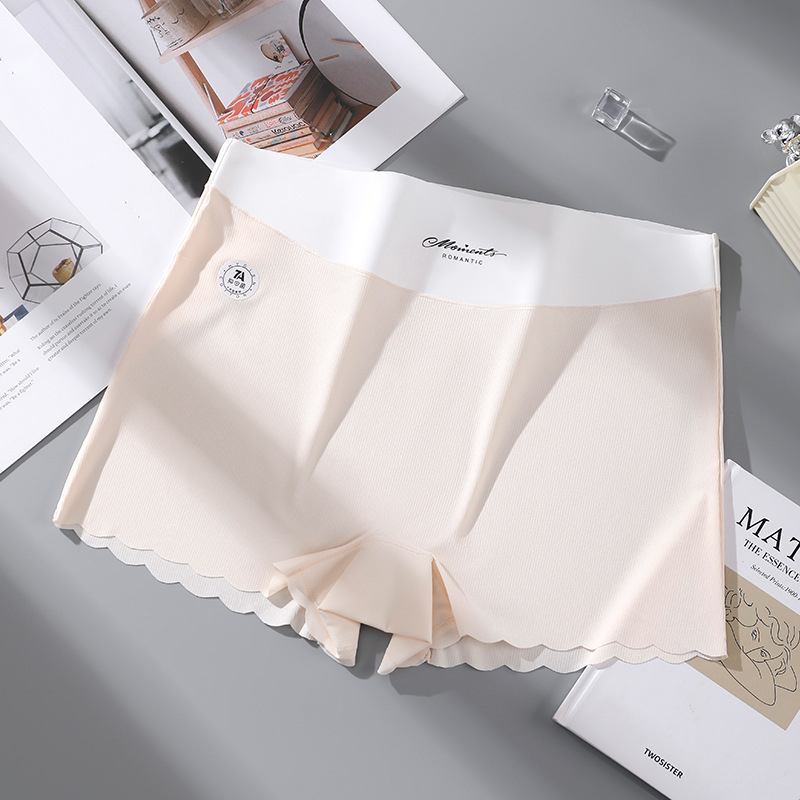 Ženske boxerice od ice silk materijala s pamukom u području prepona, pletene, vanjski najlon, 31-40D, srednja visina struka