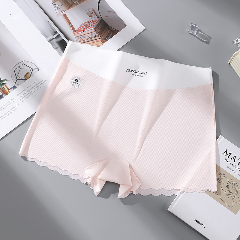 Ženske boxerice od ice silk materijala s pamukom u području prepona, pletene, vanjski najlon, 31-40D, srednja visina struka