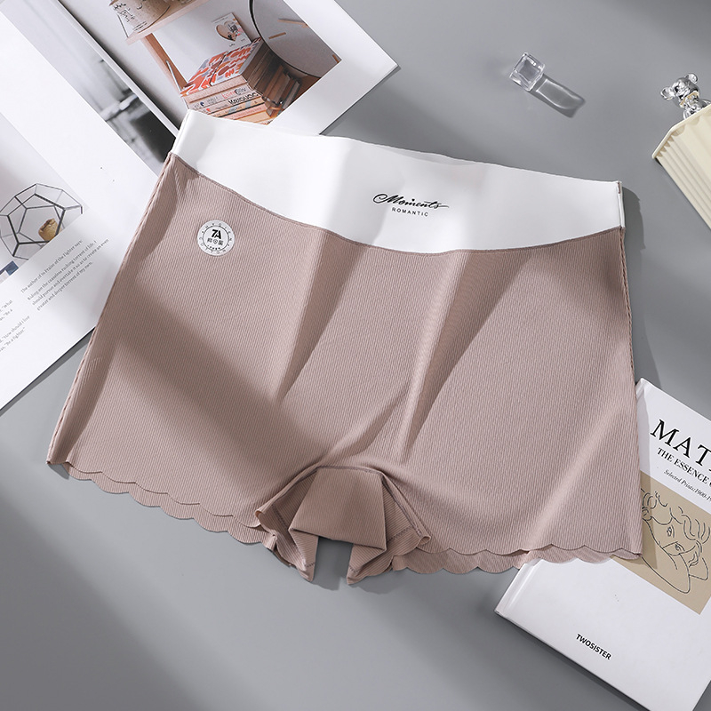 Ženske boxerice od ice silk materijala s pamukom u području prepona, pletene, vanjski najlon, 31-40D, srednja visina struka