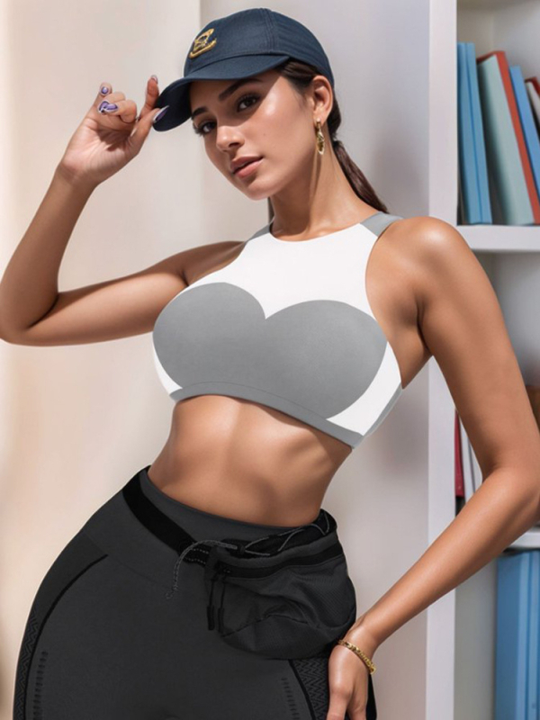 Bešavni top s otvorenim leđima, poliester 80–90% + spandex, japansko-korejski opušteni stil, proljeće 2025
