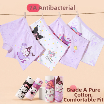 Tüdrukutele puuvillased aluspüksid – 91–95% puuvill, turvalisuse klass A, vanus 3–8 aastat, kevad 2025