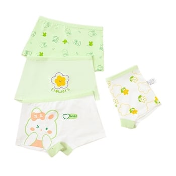 Tüdrukutele puuvillased aluspüksid – 91–95% puuvill, turvalisuse klass A, vanus 3–8 aastat, kevad 2025