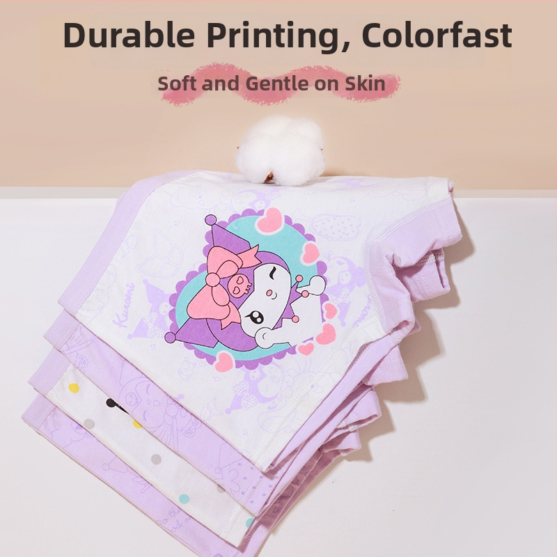 Tüdrukutele puuvillased aluspüksid – 91–95% puuvill, turvalisuse klass A, vanus 3–8 aastat, kevad 2025