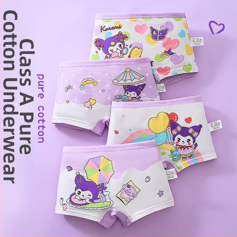 Tüdrukutele puuvillased aluspüksid – 91–95% puuvill, turvalisuse klass A, vanus 3–8 aastat, kevad 2025