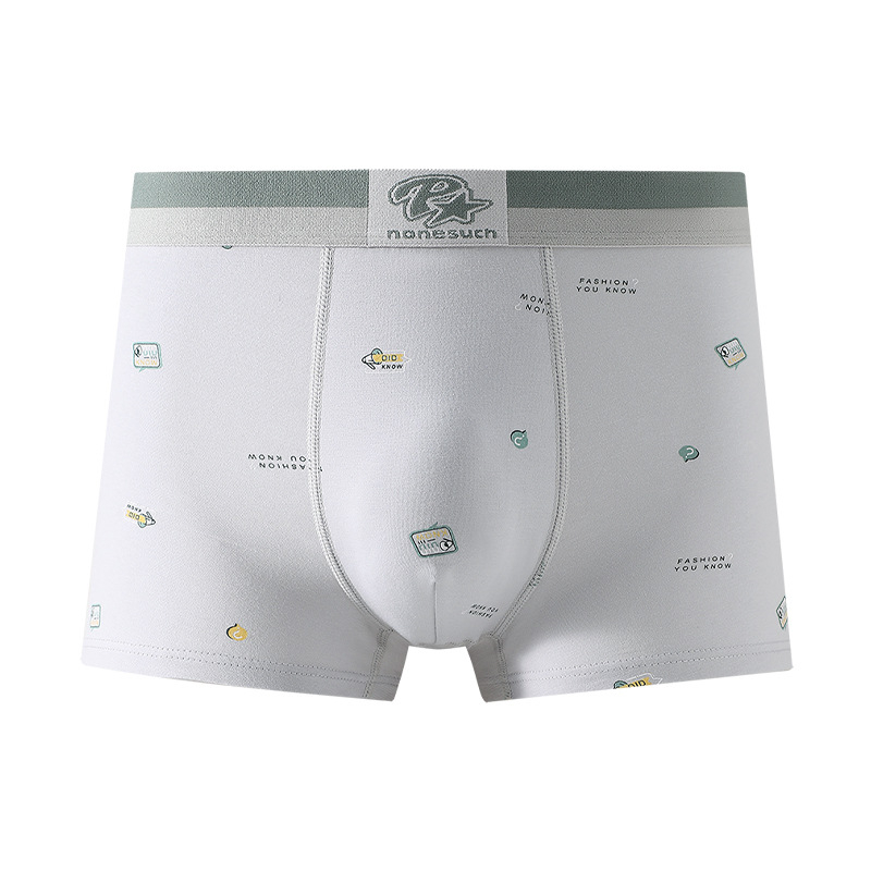 Muške boxerice od čiste pamuka, antibakterijske i prozračne, glavna tkanina: pamuk s combom, podstava u predjelu prepona: pamuk, srednja visina pojasa, ravna tkanina
