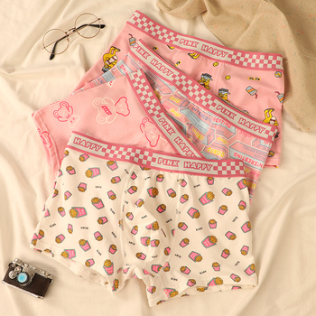 Férfi boxeralsó fésült pamutból 40s, lélegző és antibakteriális, középmagas derekú, mintázat állat/animés