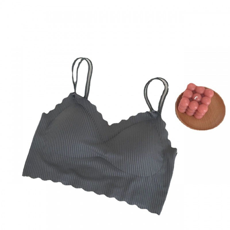 Σουτιέν χωρίς ραφές, ασύρματο push-up, τοπ σωλήνας, ένα ενιαίο για γυναίκες, ύφασμα Milk Silk, 80–90% πολυεστέρα