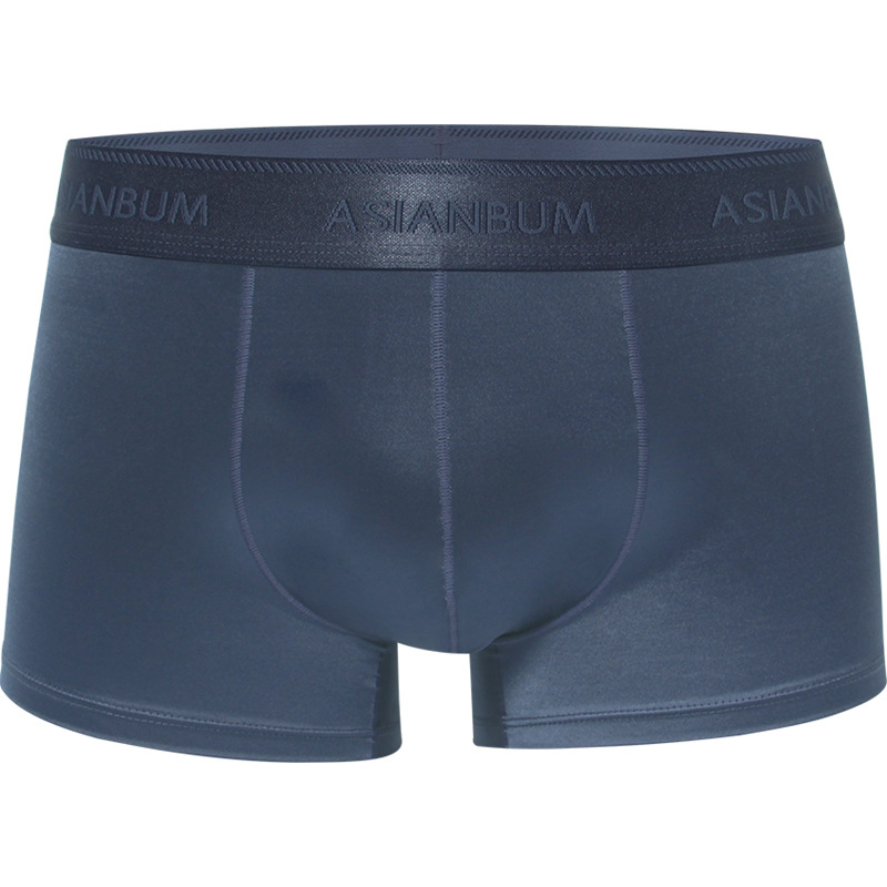Muške bokserice s U-izrezom struka, najlon materijal, jednostavno pletenje, niski struk, podšivka za preponsko područje 70-80% najlona, za muškarce