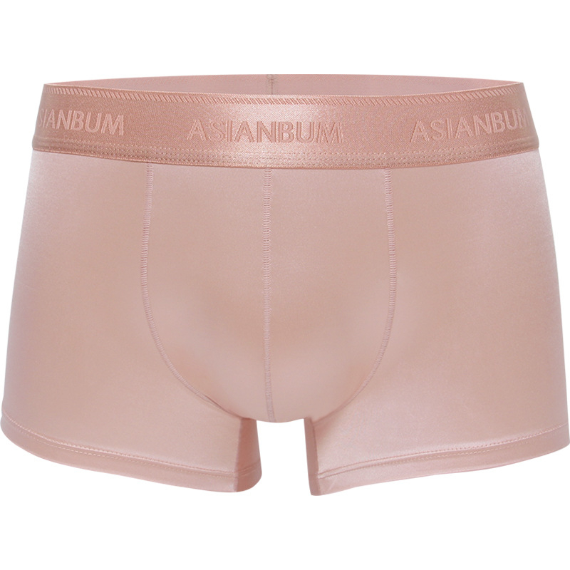 Muške bokserice s U-izrezom struka, najlon materijal, jednostavno pletenje, niski struk, podšivka za preponsko područje 70-80% najlona, za muškarce