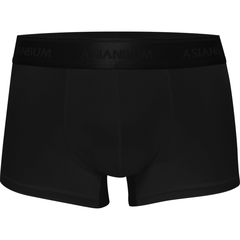 Muške bokserice s U-izrezom struka, najlon materijal, jednostavno pletenje, niski struk, podšivka za preponsko područje 70-80% najlona, za muškarce