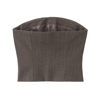 ZYURA Korsetski top u stilu, uski kroj, poliester 70–80%, duljina 50–65 cm, mikroelastičan, za odrasle žene, urbani stil