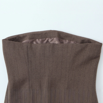 ZYURA Korsetski top u stilu, uski kroj, poliester 70–80%, duljina 50–65 cm, mikroelastičan, za odrasle žene, urbani stil