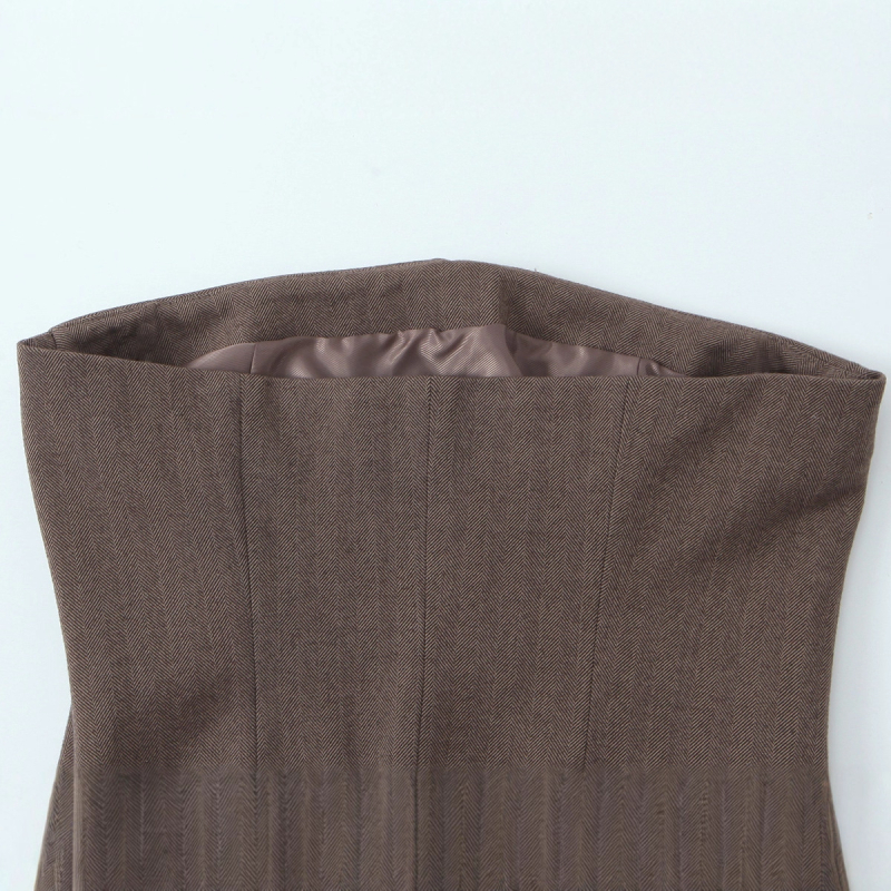 ZYURA Korsetski top u stilu, uski kroj, poliester 70–80%, duljina 50–65 cm, mikroelastičan, za odrasle žene, urbani stil