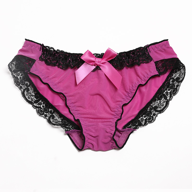 Ženske gaćice Ice Silk od najlona, niskog struka, pamukova podstava u području prepona, pleteni prozračni materijal