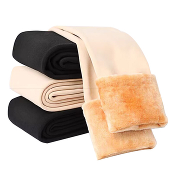 Ολόσωμα κολάν με επένδυση φλίς, ελαστικό Spandex, ζεστά χειμωνιάτικα παντελόνια