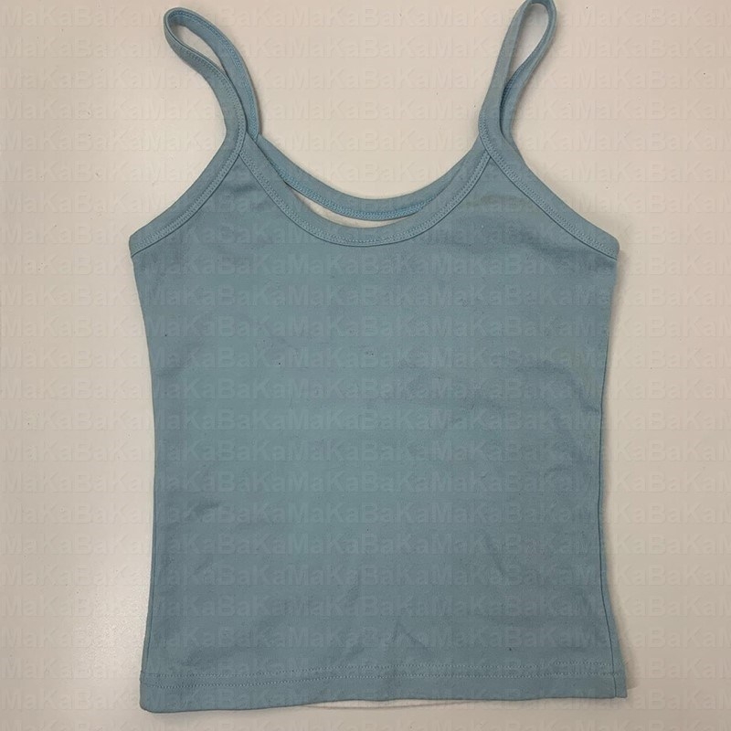 Női pántos top, slim fazon, ultra rövid hossz, geometriai minta, poliészter anyag