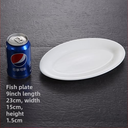 Kalaplaat, ovaalne, paksenenud, Materjal: siidilill, Quanfu bränd, Jaapani stiil