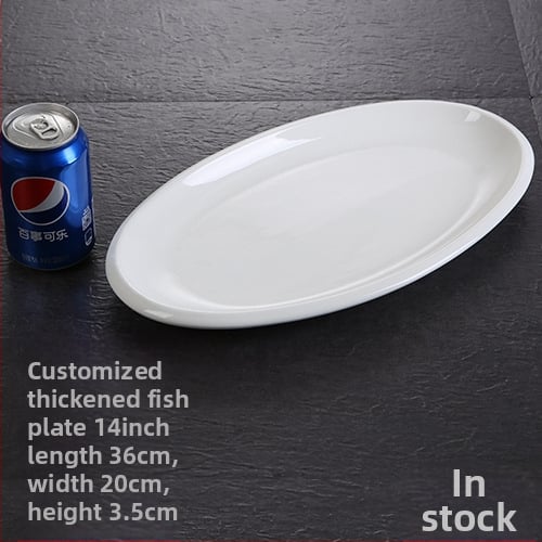 Kalaplaat, ovaalne, paksenenud, Materjal: siidilill, Quanfu bränd, Jaapani stiil