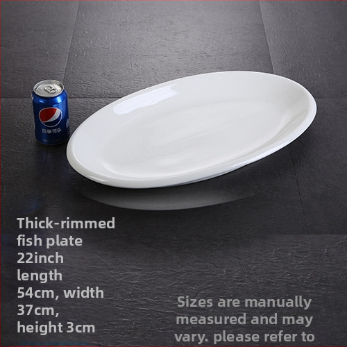 Kalaplaat, ovaalne, paksenenud, Materjal: siidilill, Quanfu bränd, Jaapani stiil