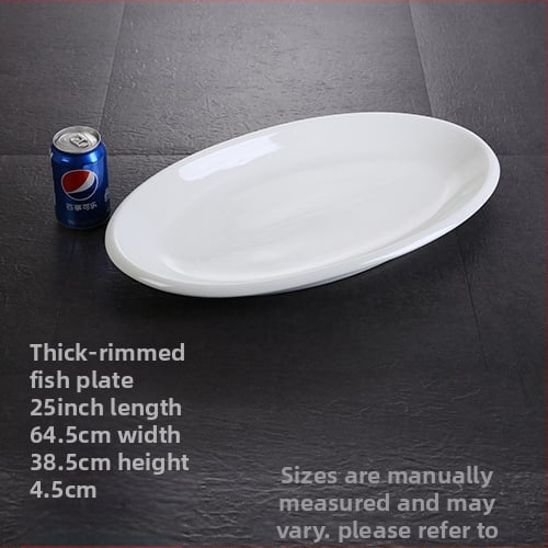 Kalaplaat, ovaalne, paksenenud, Materjal: siidilill, Quanfu bränd, Jaapani stiil