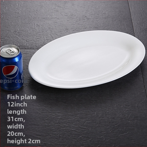 Kalaplaat, ovaalne, paksenenud, Materjal: siidilill, Quanfu bränd, Jaapani stiil