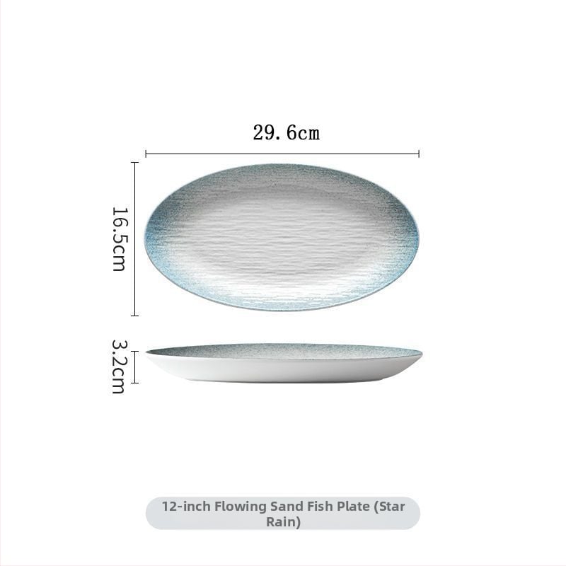 Keraamiline kala taldrik, kõrge kvaliteediga, mõeldud aurutamiseks, ei ole käsitöönduslik, kohandamine ei ole võimalik.