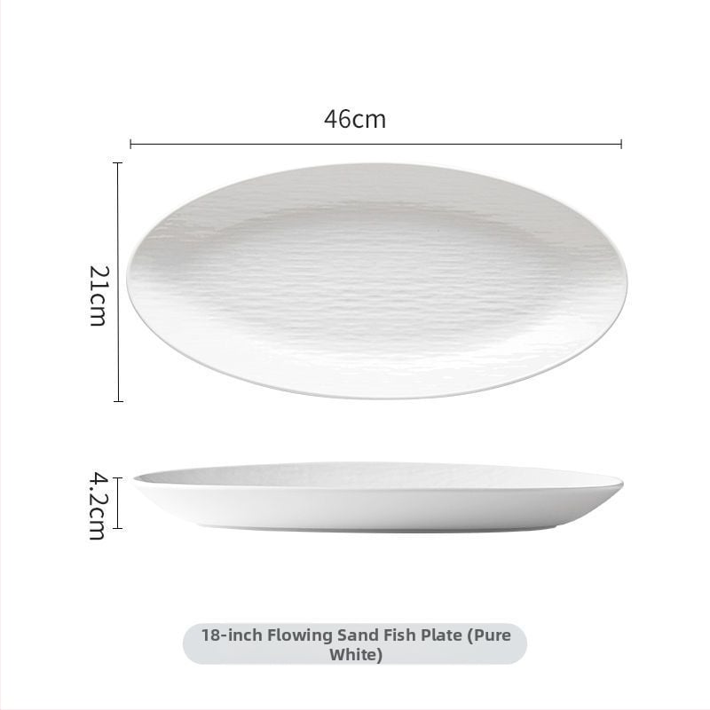 Keraamiline kala taldrik, kõrge kvaliteediga, mõeldud aurutamiseks, ei ole käsitöönduslik, kohandamine ei ole võimalik.