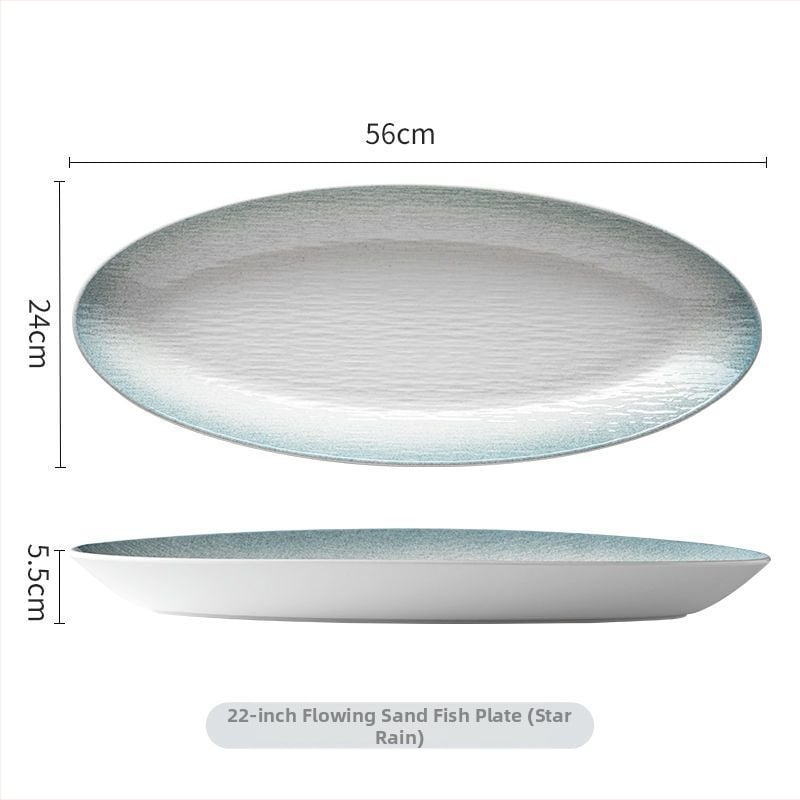 Keraamiline kala taldrik, kõrge kvaliteediga, mõeldud aurutamiseks, ei ole käsitöönduslik, kohandamine ei ole võimalik.