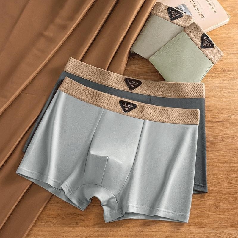 Muške bokserice od čistog pamuka – retro stil, antibakterijske, prozračne